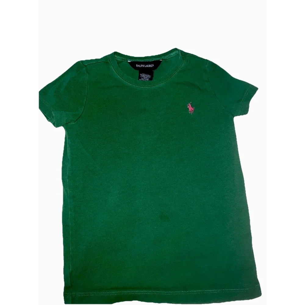 Polo Sport Ralph Lauren Toddler Girls Green T-Shirt Size 4T